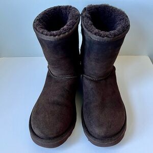 Brown Sheepskin Winter Boots
